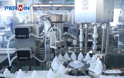 China SMC Or Festo Diagnostic Reagent Filling Line Can Print Letters 25-40 Bottles/min en venta