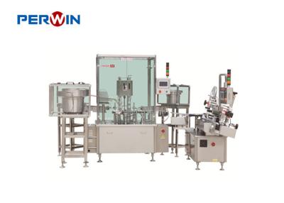 China Drop Bottle Filling Capping Labeling Machine For 5ml 10ml 15ml Round Bottle for sale