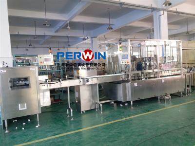 Chine Poussée dessus et chaîne de production à vis de remplissage de bouteilles de jet certification de TUV à vendre