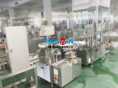 China Plastic Test Tube Filling And Capping Machine , Sticker Labeling Machine for sale