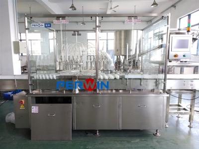 China Perwin 10ml Round Plastic Bottles Liquid Filling And Cappign Machine for sale