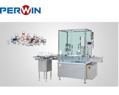 China Cleaning Fluid / Diluent Liquid Filling Line PERWIN Medium Bottle for sale