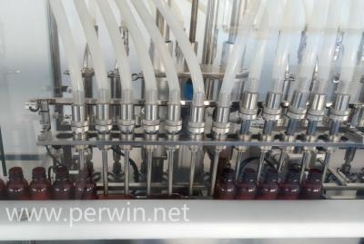 China Suspensión oral de alta velocidad líquida oral de la máquina de rellenar de 12 cabezas en venta