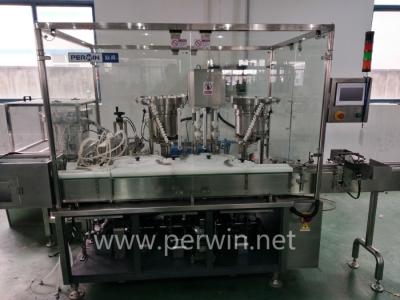 China Máquina de enchimento e tampando do líquido oral da garrafa do xarope volume pequeno farmacêutico à venda