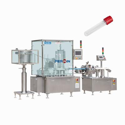 China Cam Driven 10ml Rotary Screw Tube Filling Capping Machine for sale