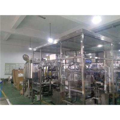 China 20L Cubitainer Automated Sterile  Filling Machine With Flowmeter Pump for sale