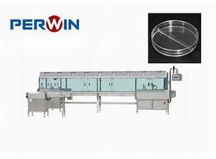 China Automated 90mm Diameter Petri Dish Filling Machine for sale
