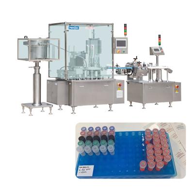 China TUV Automatic Test Tube Filling Capping Machine 80BPM for sale