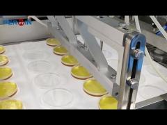 6 Line Petri Dish Filling Machine for 90mm Dishes with Follow-up Filling System