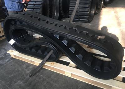 China Durable Blaw Knox Continuous Rubber Track , PF4410 Paver Rubber Tracks for sale