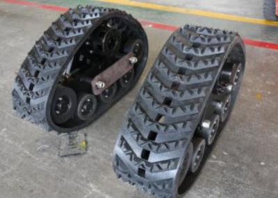 China 320mm Width Crawler Rubber Track Systems For Tractors Front Wheels ISO9001 Certification for sale