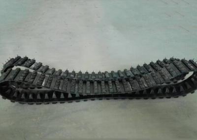 China Trilhas pequenas materiais de borracha do tanque, 50 trilhas de Caterpillar da relação para robôs à venda