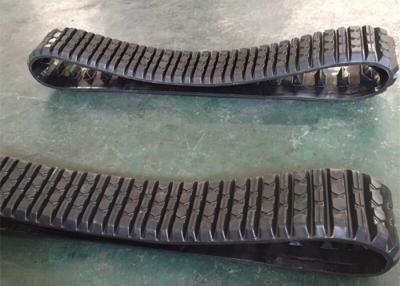 China Small Skid Steer Track Loader Rubber Tracks Anti Vibration With 37 Link for sale