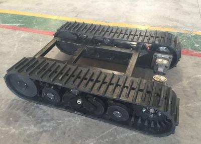 China 60  Links Rubber Track Undercarriage 357kg Weight For Robot / Loader Machinery for sale