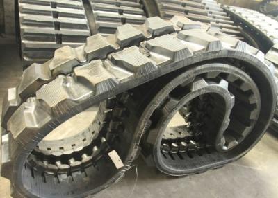 China Hitachi Ex120 Ex135u Excavator Rubber Tracks Width 500mm With 84 Links for sale
