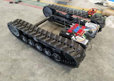 China Agricultural Machineries Rubber Track Undercarriage With Chassis / Power Transmission for sale