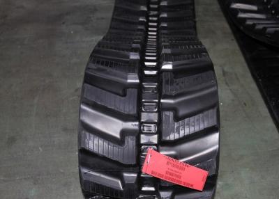 China Joint Free Continuous Rubber Track 52.5mm Pitch Anti Slip In Black Color for sale