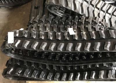 China High Performance Rubber Tracks For Diggers , Black Custom Rubber Tracks for sale