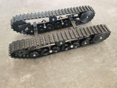 China 43kg Tracked Robot Chassis DP-BGM-100 / Engineering Machinery Miniature Rubber Tracks for sale