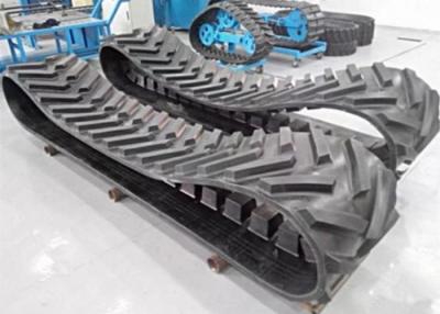 China Rubber / Steel Agricultural Rubber Tracks 203mm Pitch With Tread Design for sale