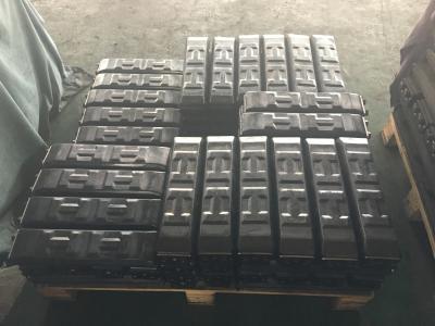 China As mini máquinas escavadoras grampeiam redução em ruído 450HD/380HD de borracha das almofadas da trilha à venda