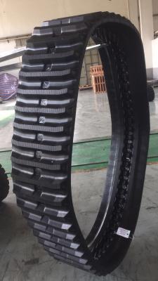 China Black Dumper Rubber Tracks Adjustable Size With 1 Year Warranty for sale