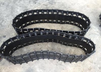 China 64mm Pitch Snowmobile Rubber Track With Adjustable Links for sale