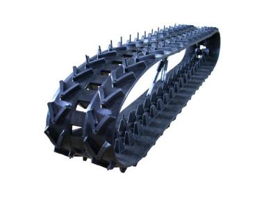 China Mini Robot Rubber Tracks With Customized Wheels 123mm Width for sale