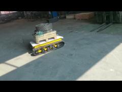 Loading Bear 200kg Crawler Track Undercarriage With Electric Motor