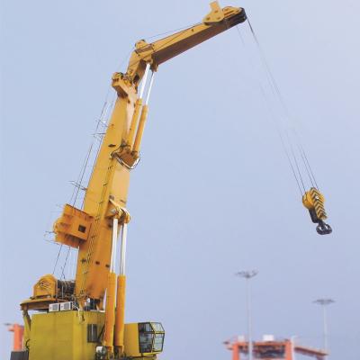 China Custom Design Compact Knuckle Boom Crane Mobile Harbour Crane Lifting Safety for sale