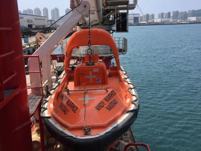 China Single Arm Lifeboat And Rescue Boat Davit Crane For Floating Platforms for sale