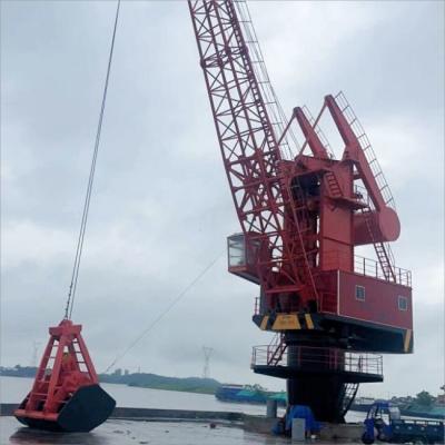 China Fixed Type Port Cargo Crane 360 Degree Slewing Harbor Pedestal Crane for sale