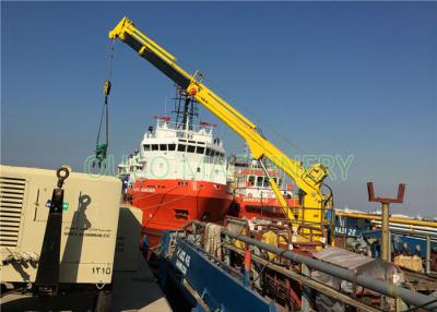 China 25t telescopic Marine hydraulic crane with ABS Class and advanced components for sale