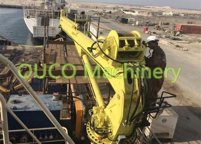 China 1.5t  Marine telescopic hydraulic crane with faster hoisting speed for sale