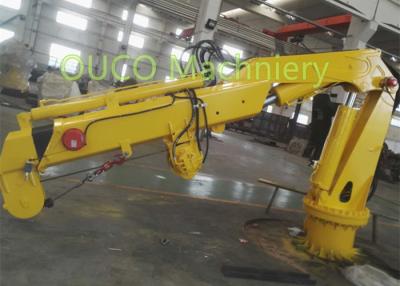 China Foldable Telescoping Boom Crane 2T 6M Easy Maintenance Running Smoothly for sale