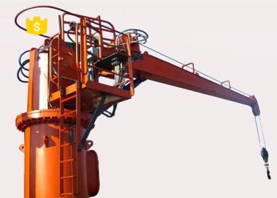 China Stiff Boom Jib Offshore Pedestal Crane 3T 9M Durable Low Power Consumption for sale