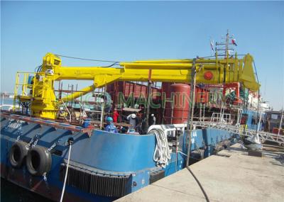 China Space Saving Offshore Pedestal Crane 10T 10M Electric Hydraulic Telescopic Boom for sale