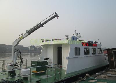 China 1 Ton Marine Hydraulic Boom Crane Telescopic Boom Less Installation Area for sale
