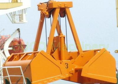 China Estructura de acero del gancho agarrador mecánico teledirigido de la cuerda para las solas grúas atadas con alambre en venta