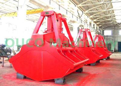 China Bulk Handling Mechanical Rope Grab Clamshell Type Low Empty Weight High Efficiency for sale
