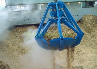 China A máquina escavadora personalizada da casca do projeto hidráulica luta a manutenção simples para a sucata à venda
