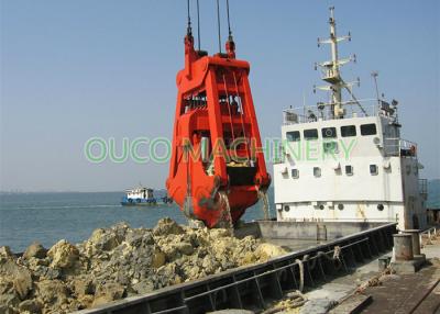 Chine Dredging grab as Clamshell shape Bucket with heavy dead weight à vendre
