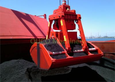 China Compact Design Clamshell Grab Bucket , Electric Hydraulic Grab For Bulk Vessel for sale