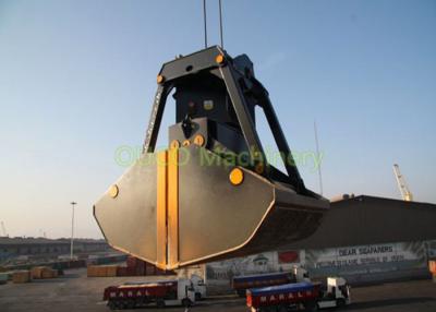 China Cargo Bulk Small Clamshell Bucket Two Peels Low Friction Stable Performance for sale