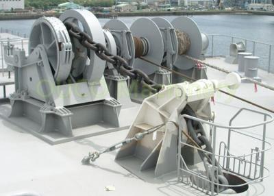 China High Stability Marine Deck Winches , Fixed Type Hydraulic Anchor Winch for sale