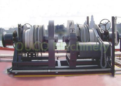 China Fixed Marine Deck Winches , Hydraulic Combination Windlass Mooring Winch for sale