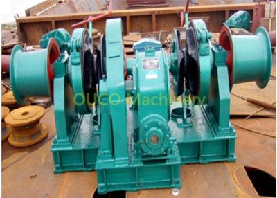 China Offshore Windlass Anchor Winch 200KN - 1500KN Single / Double / Multiple Drum for sale
