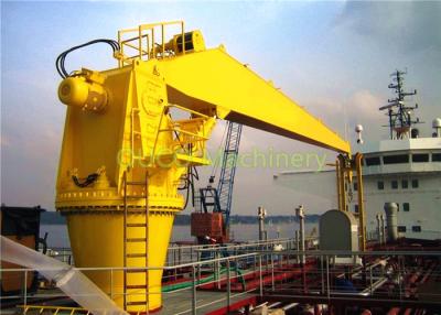 China Custom Design Stiff Boom Jib Crane , Marine Pedestal Floor Electric Hydraulic Crane for sale