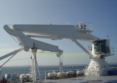 China Hydraulic 6T Marine Deck Crane Folding Knuckle Boom Crane And Advanced Components for sale
