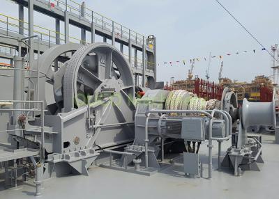 China Durabilidad del mantenimiento fácil del torno del amarre del ancla del buque del puerto alta que corre suavemente en venta